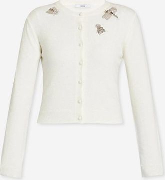 Erdem Embellished Knit Cardigan