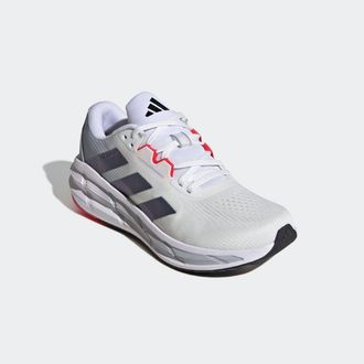 adidas Laufschuh ADIDAS PERFORMANCE QUESTAR 3, Herren, Gr. 48, weiss (cloud wei&szlig;, core schwarz, pure ruby), Synthetik, Textil, Schuhe Laufschuh