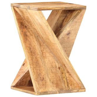 vidaXL Vidaxl - Mesa Auxiliar De Madera Maciza De Mango 35x35x55 Cm