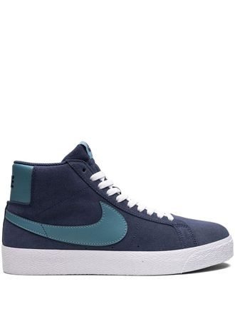 Nike Sneakers SB Blazer Mid - Blu