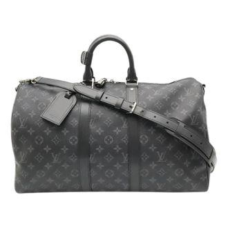 Louis Vuitton Pre-owned Boston Reistas - Heren - Vintage Weekendtas - Zwart - ONE Size - Leer - Vintage