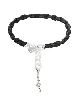 Maison Margiela wrapped chain belt - Black