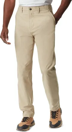 G.H. Bass & Co. Bass Outdoor Traveler Pants Mens Black Stretch Straight Fit Trouser MAC97