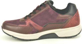 Gabor Bordo combi Runner N.+tiret - Dames - Sneakers - Veelkleurig - 36 EU - Schoenen