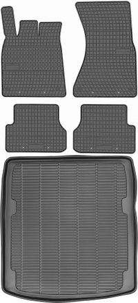 OEM Juego De Alfombrillas De Goma Para Coche Y Maletero Para Audi A6 C7 Sed&aacute;n (2011-2018)