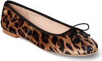 Jack Rogers Bettie Velvet Ballet Flat in Leopard Multi at Nordstrom, Size 5.5