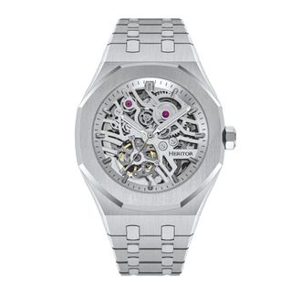 Heritor Augustine Automatic Silver Dial Mens Watch HERHS5001