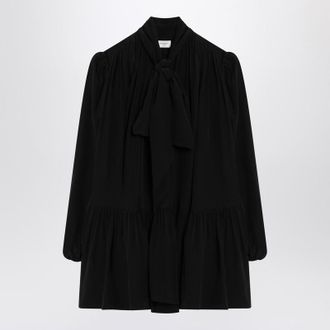 Saint Laurent Lavalli&egrave;re Dress In