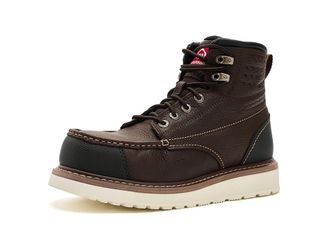 Wolverine Loader II Hypr WP CM 6in Mens Work Boots Dark Brown : 11.5 3E - Extra Wide, Leather