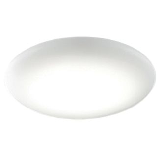 Zafferano Zafferano Lampada Da Parete E Soffitto, Vetro E Metallo, &Oslash; 350x86 Mm, Led 16.0 Watt, Dimmerabile Triac, Bianco Opaco