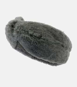 Max Mara Fascia per capelli in teddy