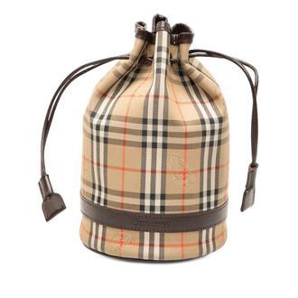 Burberry Pre-owned Burberry Haymarket Check Canvas Drawstring Pouch Ladies NK08ZKTCGGR2EGEF