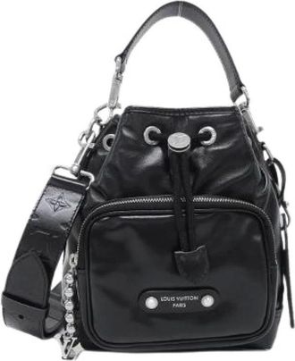 Louis Vuitton Pre-owned LV Night Noe Cargo Calf Shoulder Bag - Pre-owned - Mujer - Negro - ONE SIZE