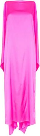 Bernadette Pink Judy Sleeveless Silk-satin Dress with Cape Design Size XS