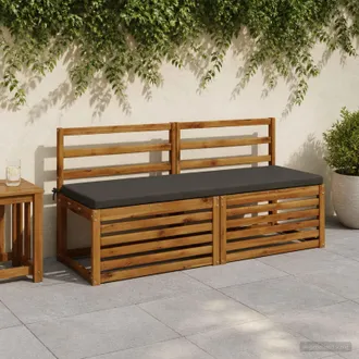 vidaXL Vidaxl Cuscini Per Panchina A 2 Pezzi Soest 2 Pz 100% Poliestere