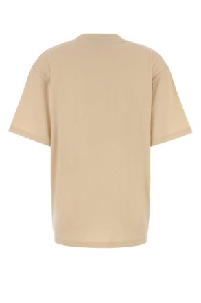 Valentino Garavani Womens Beige Cotton T-Shirt Betulla