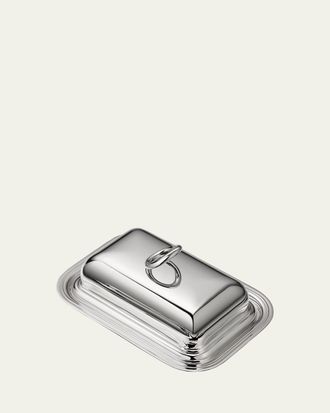Christofle Vertigo Butter Dish with Lid