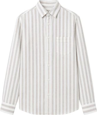 Xacus Casual Overhemden - Heren - Casual Overhemden - Wit - M - Overhemden