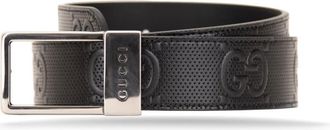 Gucci Leren Riem - Heren - Riemen - Zwart - 65 CM - Leer - Accessoires