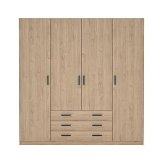 Calicosy Armario de 4 puertas y 3 cajones l195,5 cm