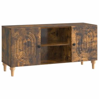vidaXL Mueble De Tv Roble Ahumado 102 X 34,5 X 50 Cm Vidaxl