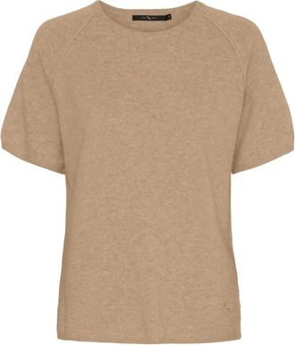 BTF-CPH T-shirt in cashmere a maglia fine - - Knitwear - Donna - Marrone - S