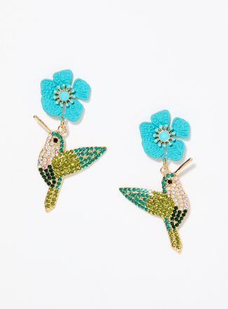 Simons Womens Hummingbird large earrings