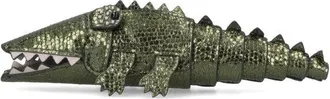 Anya Hindmarch Crocodile Keychain Charm - Green