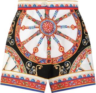 Dolce & Gabbana Short Shorts - Dames - Bermuda - Veelkleurig - L - Korte Broeken