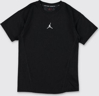Nike T-shirt sportiva da bambino in tessuto tecnico con logo a contrasto