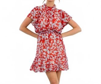THML Clothing Hello Poppi Dress In Red