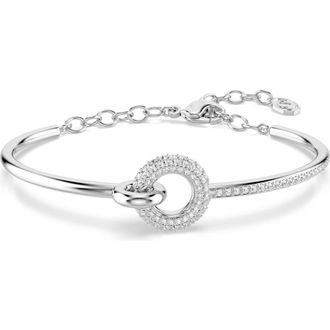 Swarovski Dextera Pav&eacute; Crystal Bracelet in Silver at Nordstrom