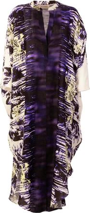 Silvia Tcherassi Ilse printed midi dress - women - Silk - S - Purple