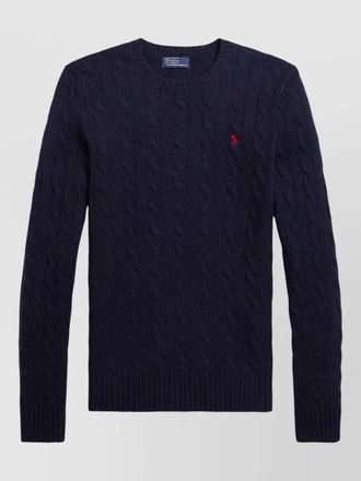Polo Ralph Lauren cable sweater pullover ribbed cuffs hem