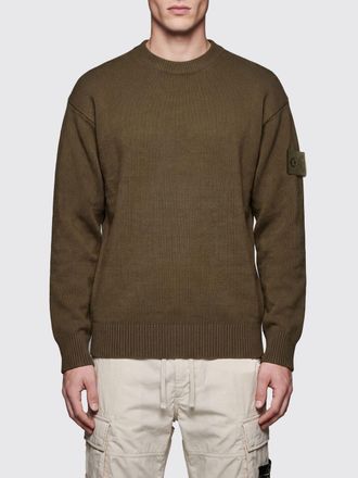 Stone Island Maglia girocollo della capsule Ghost in cotone e cashmere