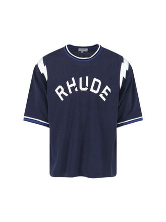 Rhude Ranger Lightning Bolt T-Shirt - Navy