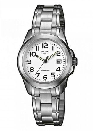 Casio Collection Womens Silver Watch LTP-1259PD-7BEG Stainless Steel (archived) - One Size