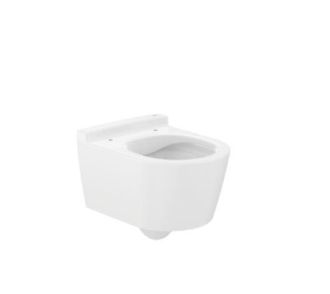 Roca Roca - Taza Suspendida Compacta Rimless Con Salida Horizontal Round Inspira Color: Blanco