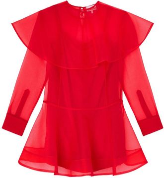Ganni Organza Mini Dress