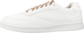 Geox Warrens Sneaker - Heren - Sneakers - Wit - 46 EU - Leer - Schoenen