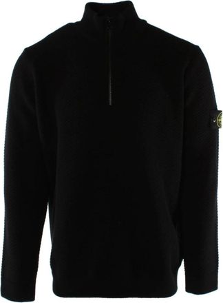 Stone Island Turtleneck Trui - Heren - Coltruien - Zwart - 2XL - Katoen - Truien & Vesten
