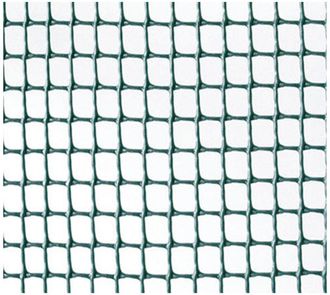 Nortene Rollo De 50 Metros De Tela Pl&aacute;stica De 1 Metro De Alto (con Espacios De 10x10mm) Color Verde