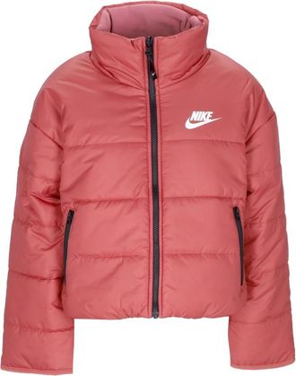 Nike Reversibele Classic Donsjas - Dames - Outdoorjassen - Roze - L - Polyester - Fitness