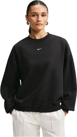 Nike Studio Fleece Medium Weight Oversized Crew - Dames - Sport - Zwart - Maat: L Fleece
