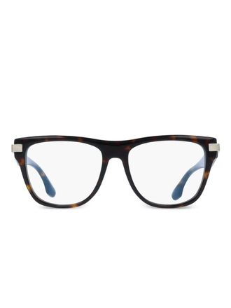 Victoria Beckham square-frame glasses - Brown