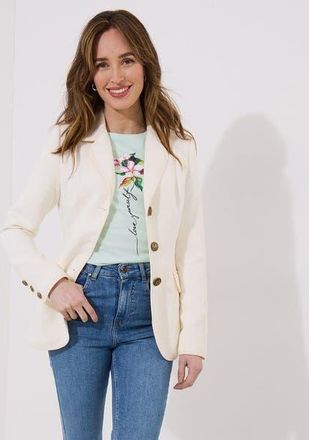 Joe Browns Classic Blazer in Ivory at Nordstrom, Size 18