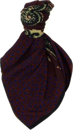 Dries Van Noten Flora Sjaal - Dames - Accessoires - Veelkleurig - Maat: ONE Size Zijde