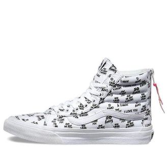 Vans Baron Von Fancy x SK8-Hi Slim White Black VN000XH8I9Y