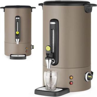 OEM Hervidor De Agua Para Vino Caliente Con Grifo Y Bandeja De Goteo 16 L 1650 W - Color Topo