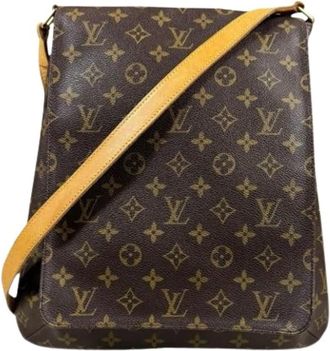 Louis Vuitton Pre-owned Cross Body Bags, female, Brown, Size: ONE SIZE Pre-owned Vintage Monogram Shoulder Bag